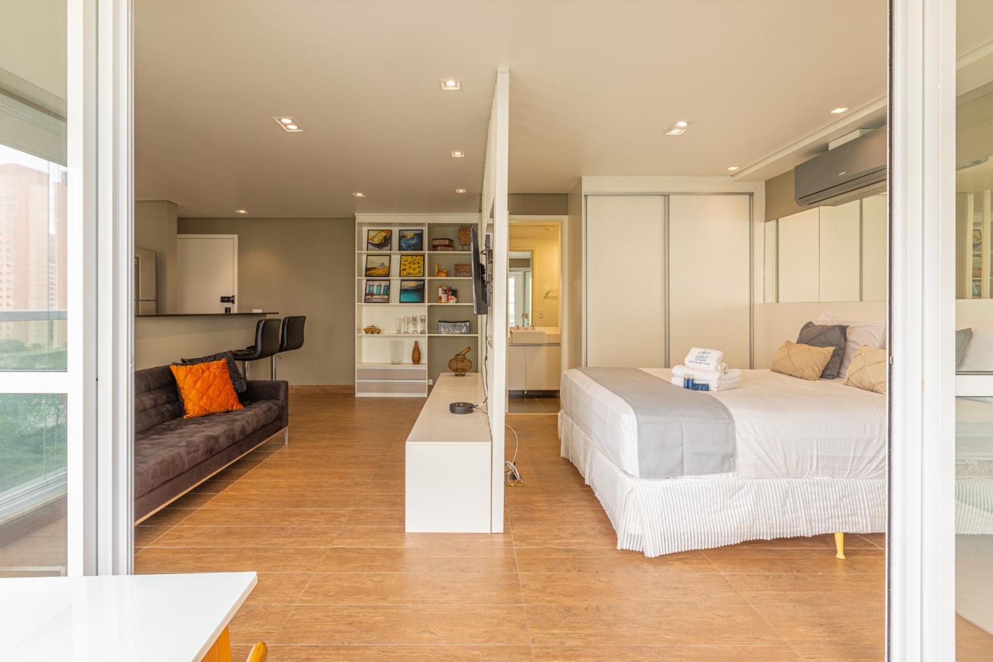 Apartamento Easy Star - Lindo C/vaga Ao Lado Do Morumbi Shopping - Ec01i