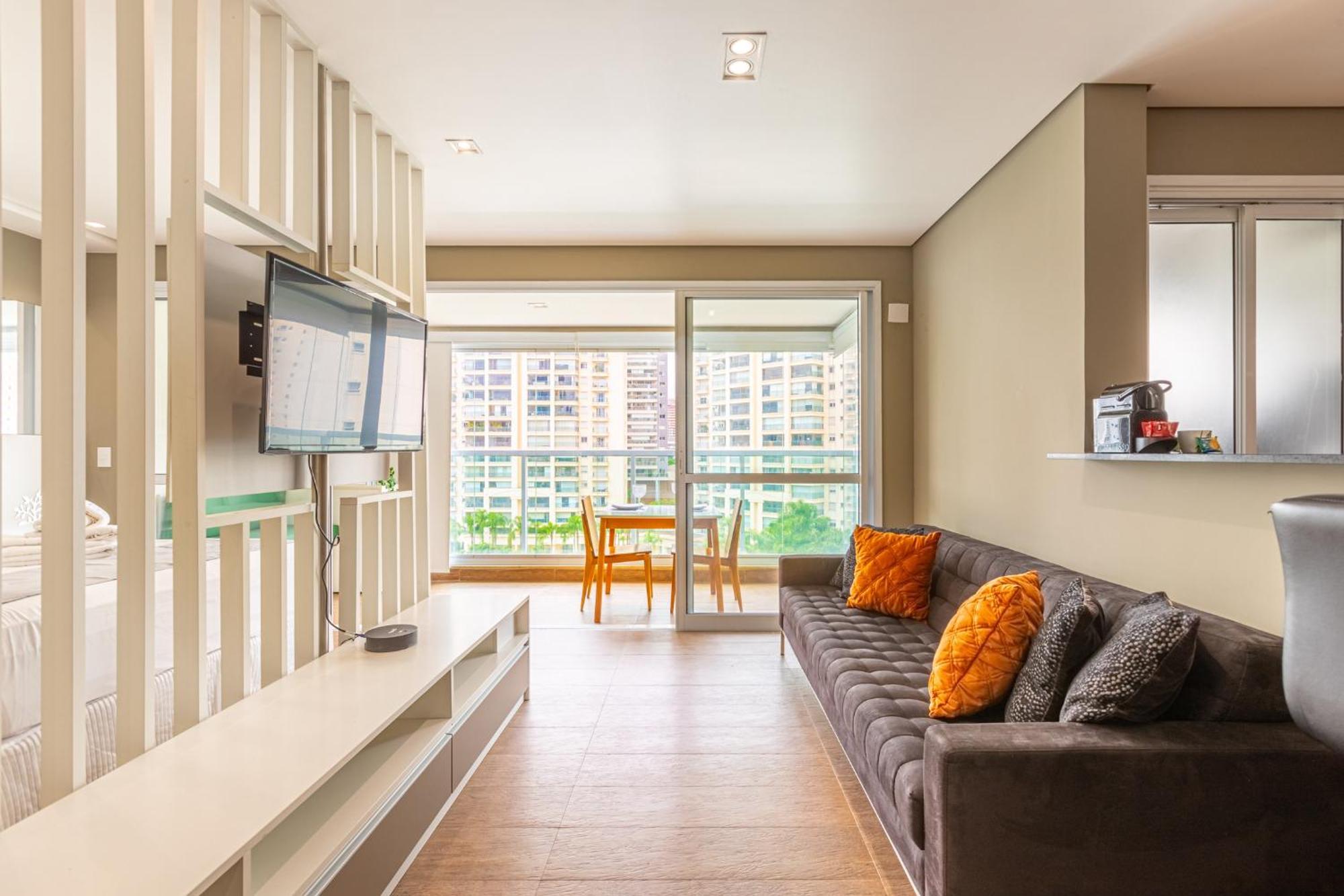 Easy Star - Lindo C/vaga Ao Lado Do Morumbi Shopping - Ec01i Apartamento